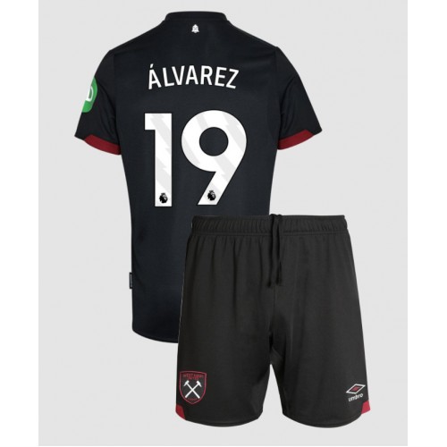 Dres West Ham United Edson Alvarez #19 Gostujuci za djecu 2024-25 Kratak Rukav (+ kratke hlače)